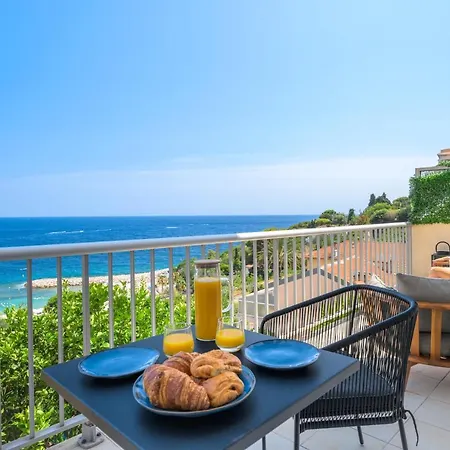 Proche Monaco, Vue Mer Et Acces A La Plage Saint-Antoine  Exterior foto