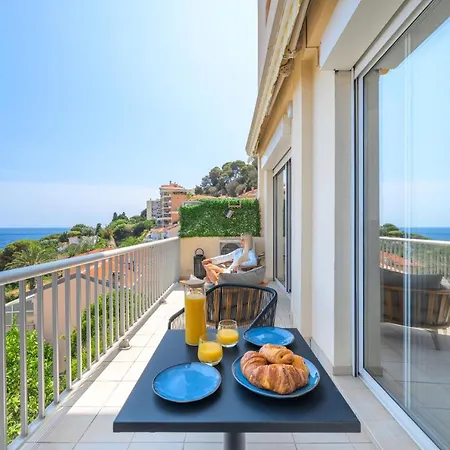 Proche Monaco, Vue Mer Et Acces A La Plage Saint-Antoine  Exterior foto